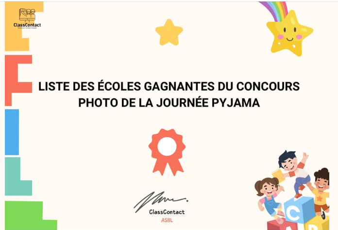 Résultats du concours photo “Journée pyjama”