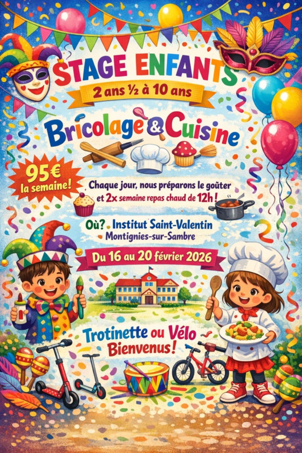 Stage de Carnaval de Mmes Sandra et Jennifer