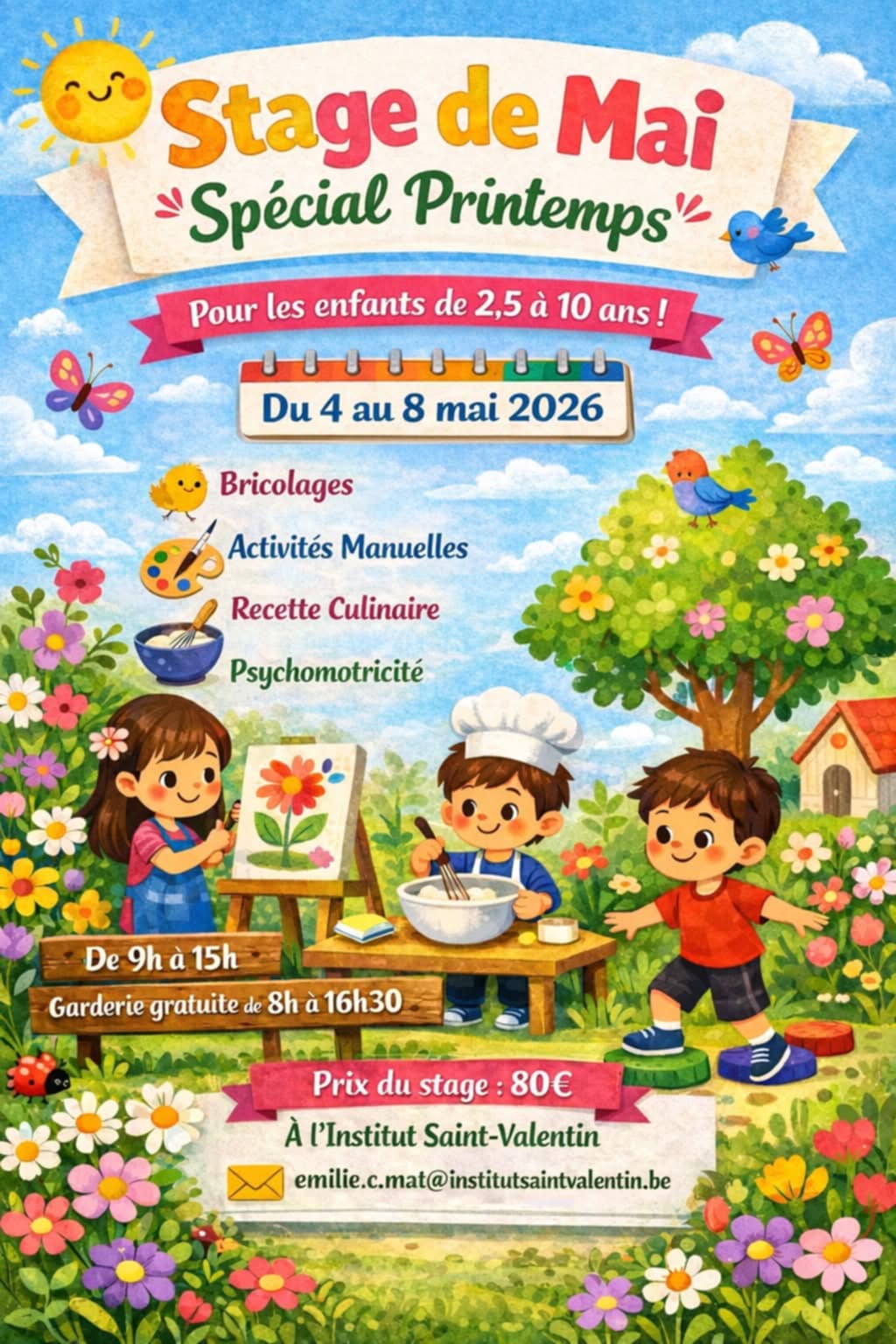 Stage de printemps de Mme Emilie C.
